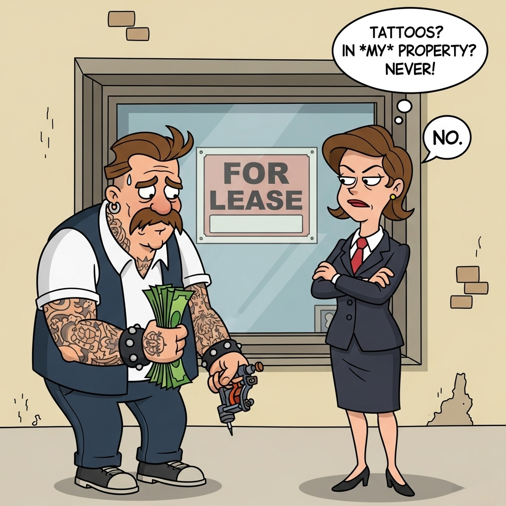 Tattoo Shop Denials: The Landlord’s Game of "No"